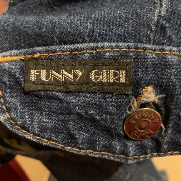 VTG 1970s era Jeans Funny Girl Brand size 7/8 cute - Picture 3 of 7